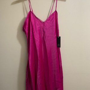 Woman's Vibrant Pink Slip Size L